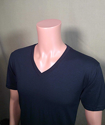 Black V-Neck T-shirt by Millenia Xpose